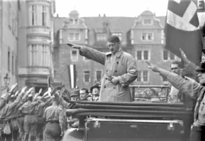 NSDAP supporters march through Munich, c. 1930