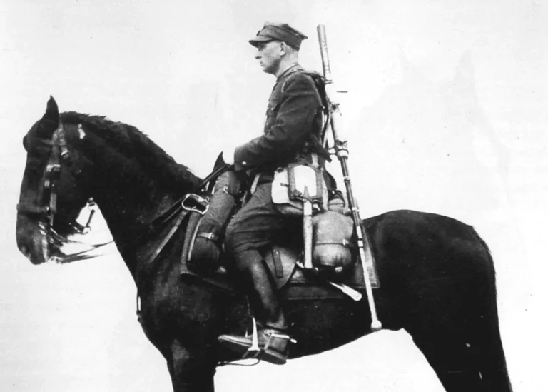 Polish uhlan with wz. 35 anti-tank rifle.