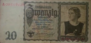Deutschland Deutsche Reichsbank 20 Reichsmark