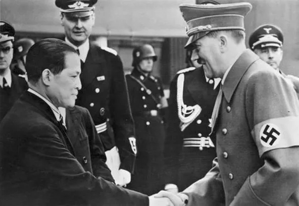Adolf Hitler meeting Japanese ambassador to Germany Hiroshi ?shima