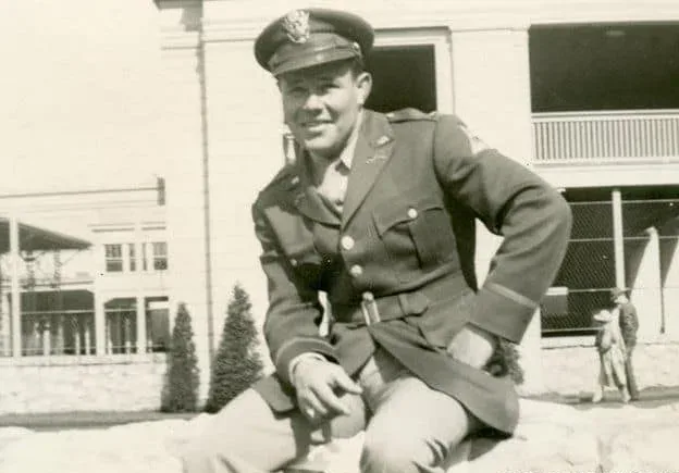 Capt. John C. "Jack" Lee Jr., commander of the 23rd Tank Battalion, 12th Armored Division, photographed in uniform, c. May 1945. (Photo: U.S. Army Signal Corps / Public Domain)